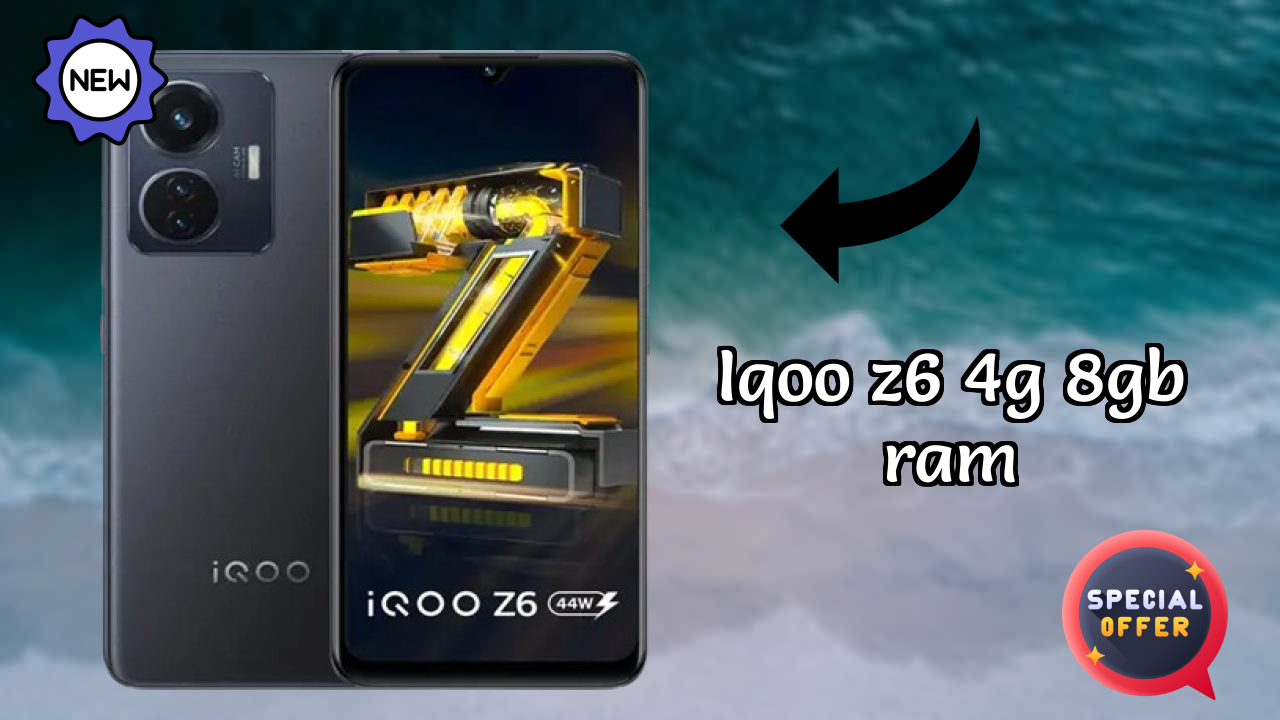 IQOO Z6 4G 8GB RAM Performance: 8 GB RAM Gaming Check
