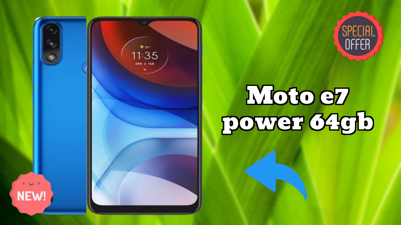 Moto E7 Power 64GB Display Analysis: 6.5 Inches (16.51 Cm) Screen