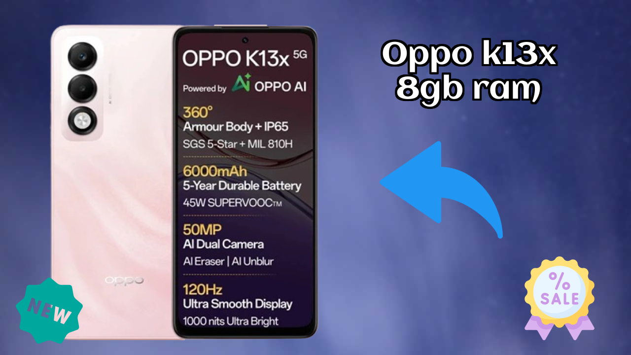 OPPO K13x 8GB RAM Price Analysis: ₹13,489 Good Investment?