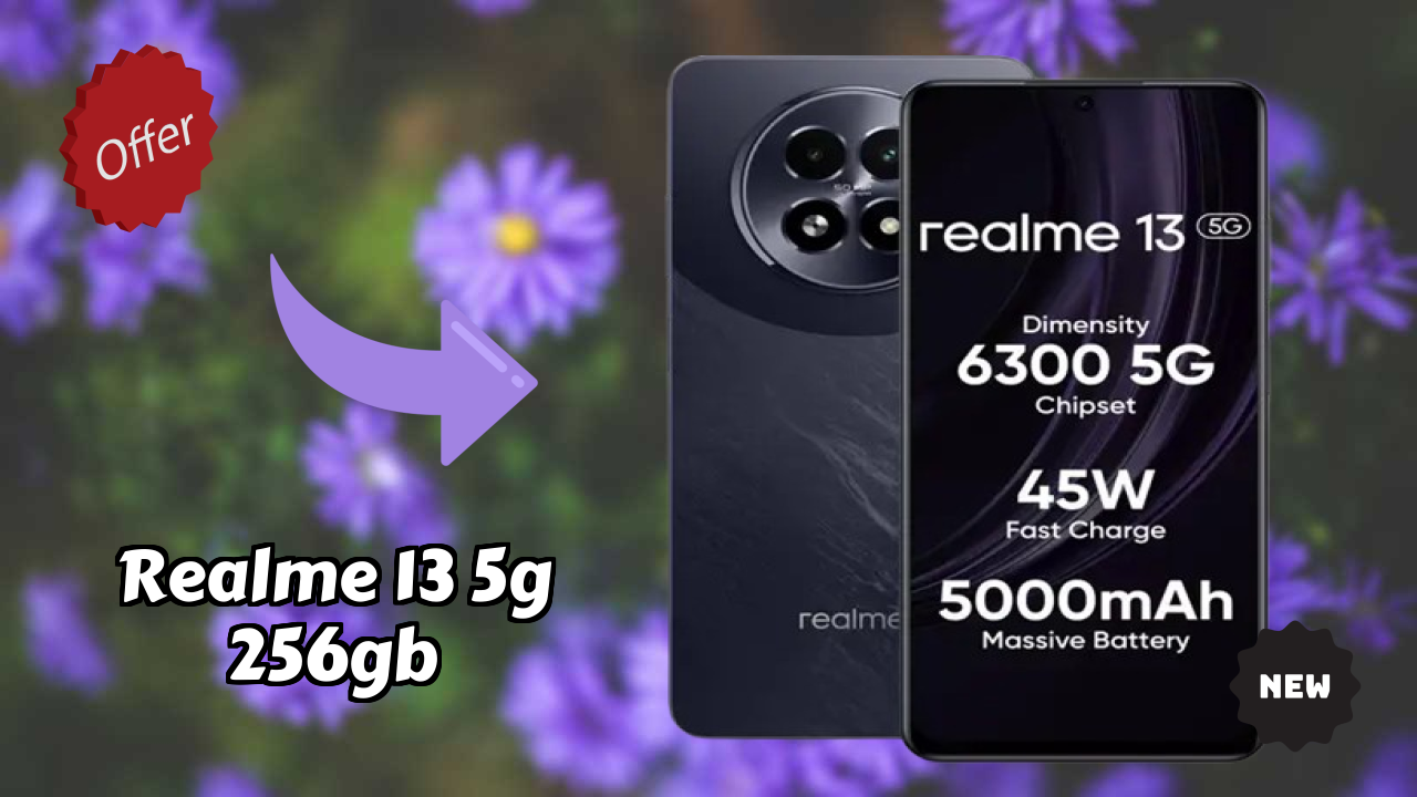 Realme 13 5G 256GB Display Size: 6.72 Inches (17.07 Cm) Screen Quality