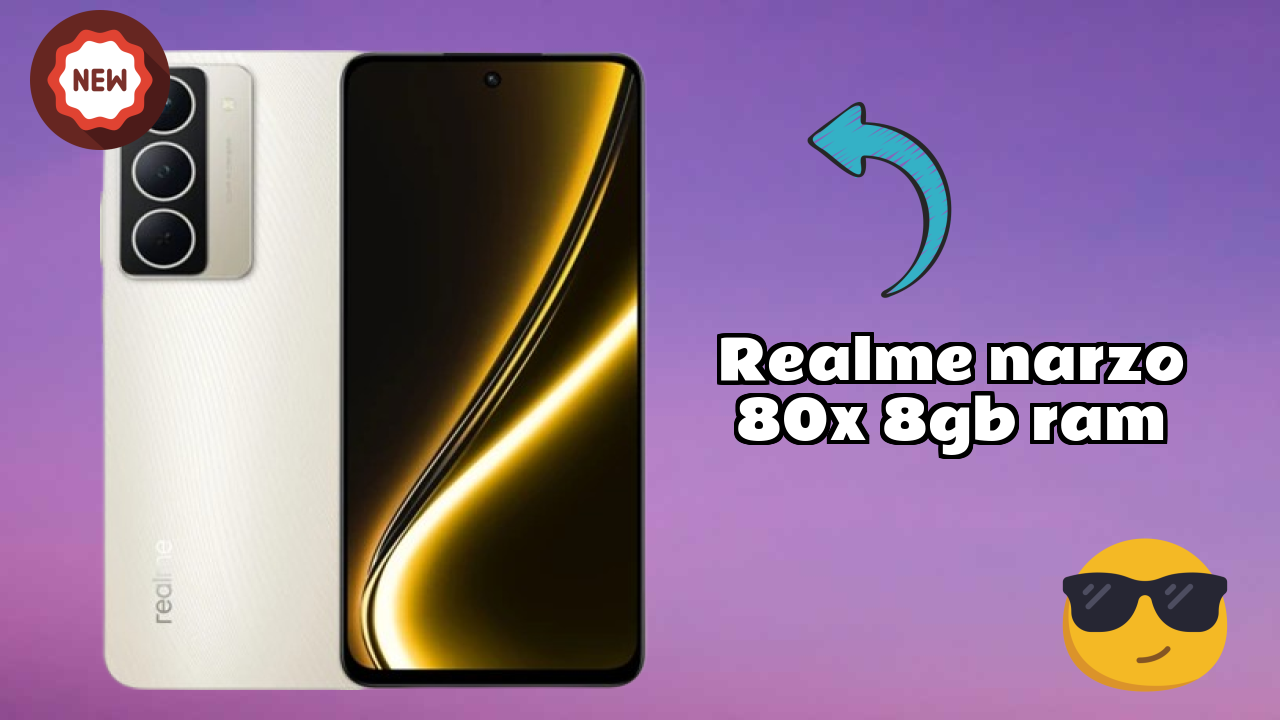 Realme Narzo 80X 8GB RAM Battery Life: 6000 MAh Charging Speed
