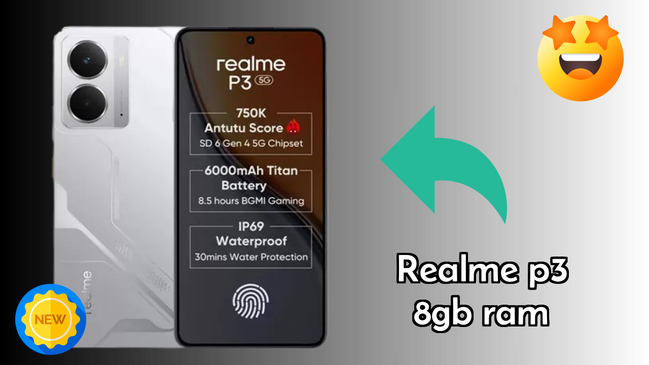 Realme P3 8GB RAM Gaming Test: Snapdragon 6 Gen 4 Performance