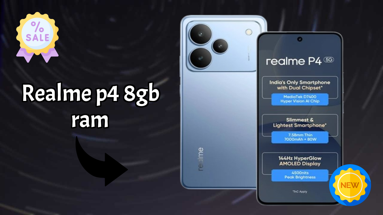 Realme P4 8GB RAM Gaming Performance: MediaTek Dimensity 7400 Ultra FPS