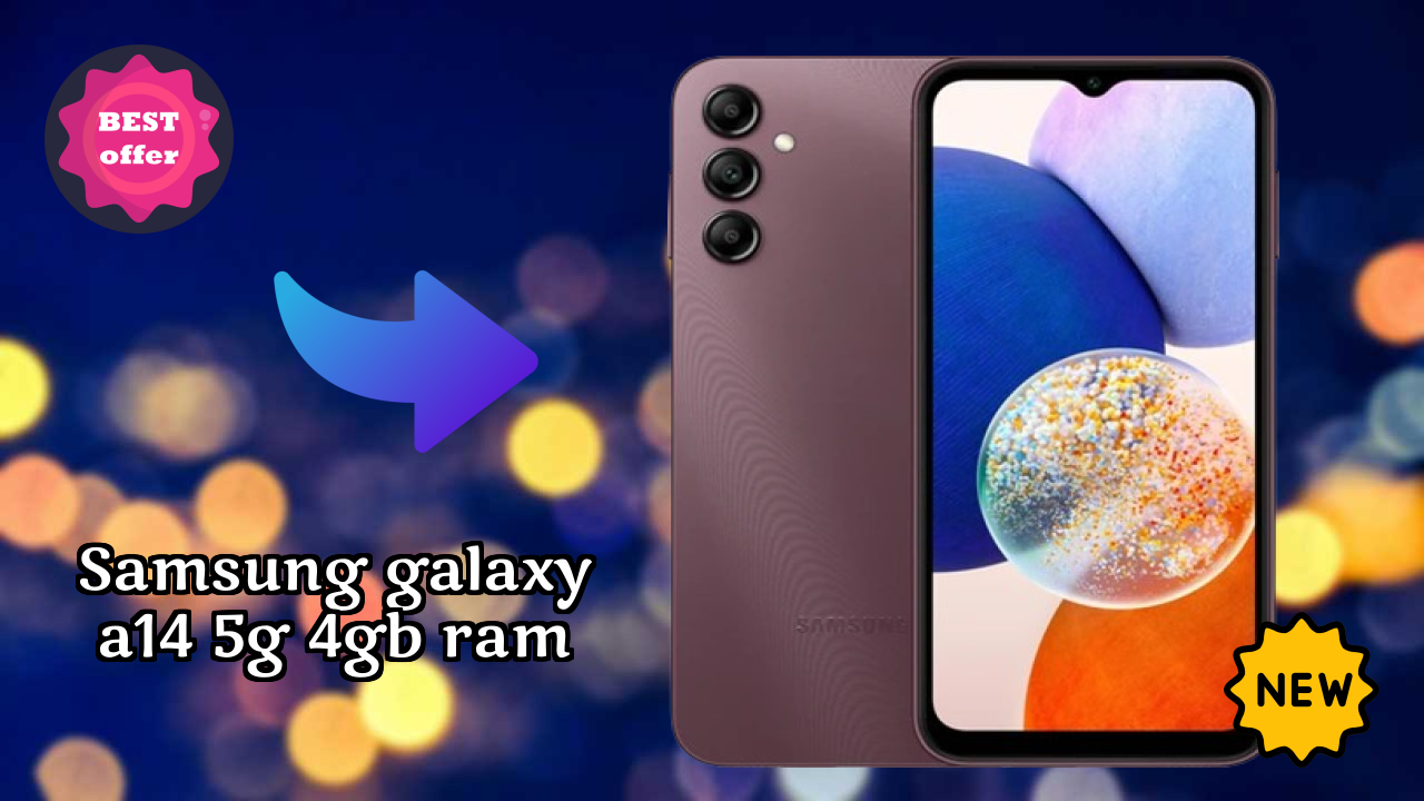 Samsung Galaxy A14 5G 4GB RAM Performance: 4 GB RAM Gaming Tested
