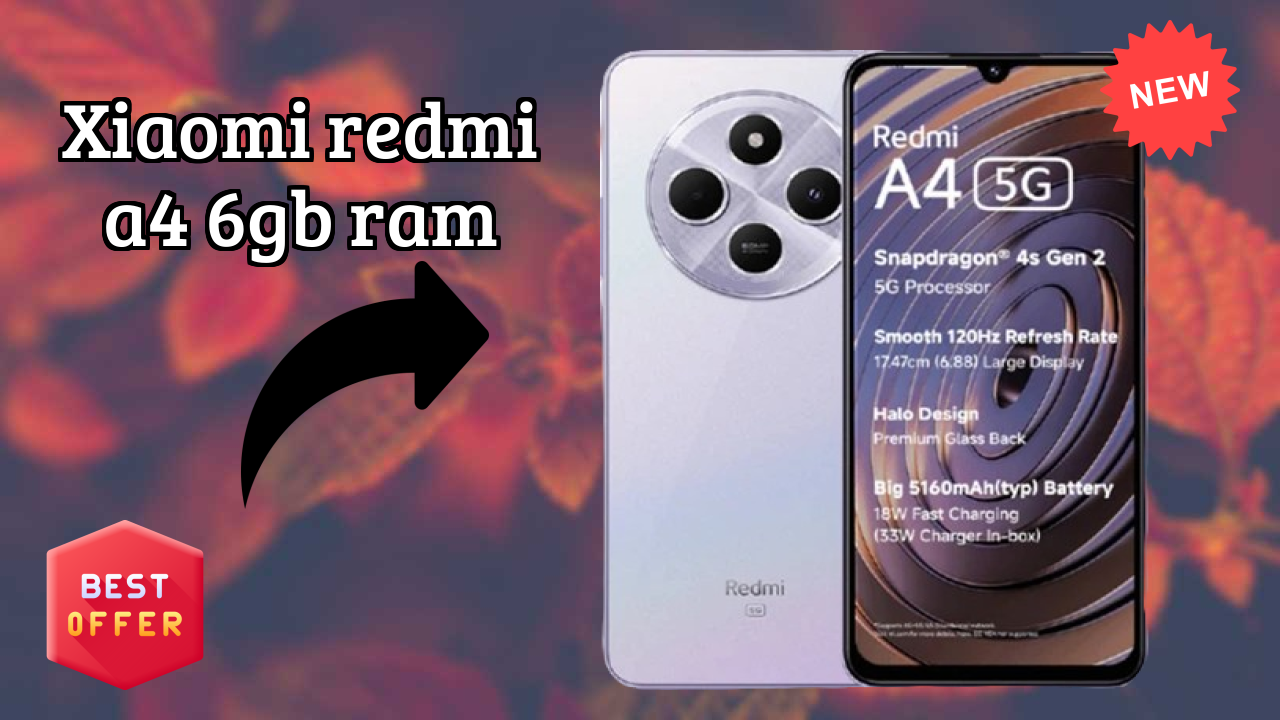 Xiaomi Redmi A4 6GB RAM Performance: 6 GB RAM Gaming Tested